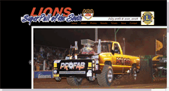 Desktop Screenshot of lionssuperpull.com